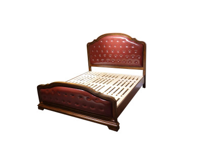 Bed Upholstery Design Luxury Double Hotel Beds Marriage Sleep Room Leather 180x200cm
